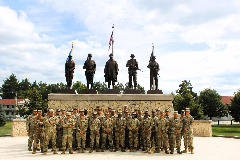 223rd Support Maintenance Company Soldiers learn about Fort McCoy, visit historical area