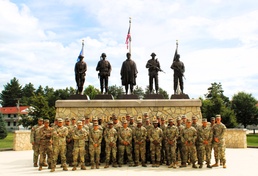 223rd Support Maintenance Company Soldiers learn about Fort McCoy, visit historical area