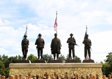 223rd Support Maintenance Company Soldiers learn about Fort McCoy, visit historical area