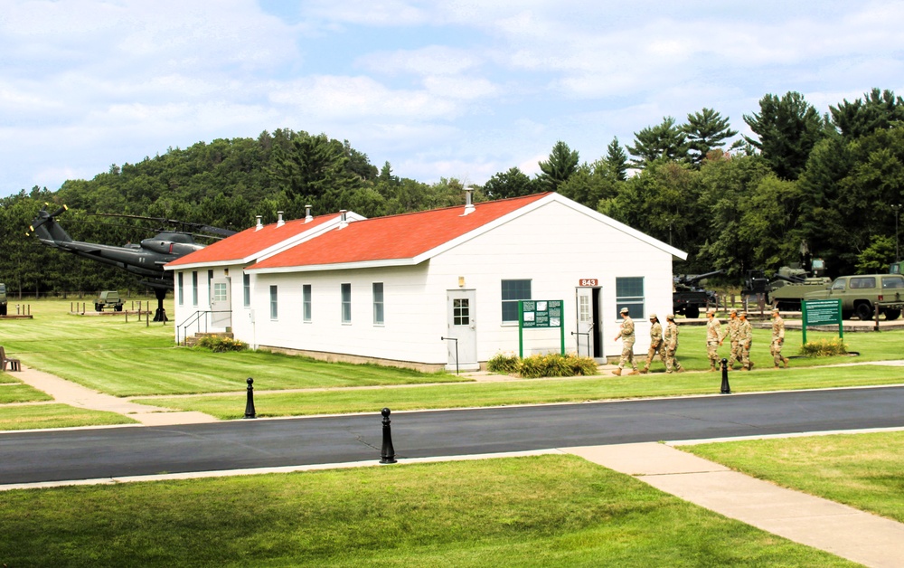 223rd Support Maintenance Company Soldiers learn about Fort McCoy, visit historical area
