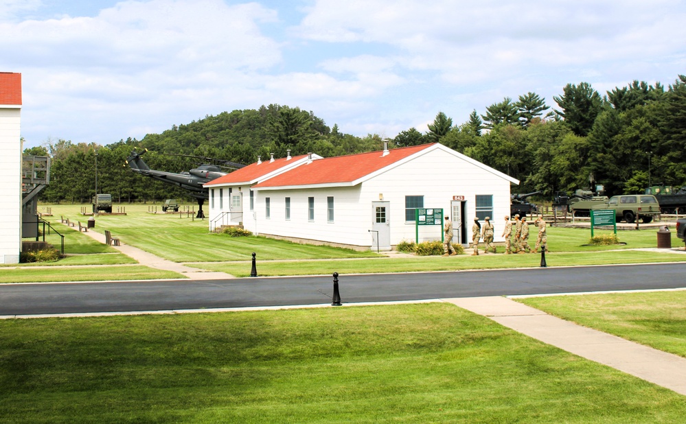 223rd Support Maintenance Company Soldiers learn about Fort McCoy, visit historical area