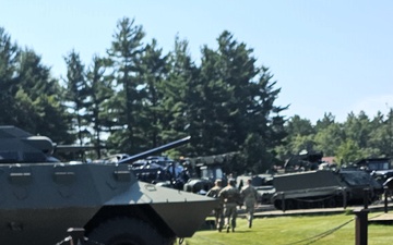 223rd Support Maintenance Company Soldiers learn about Fort McCoy, visit historical area