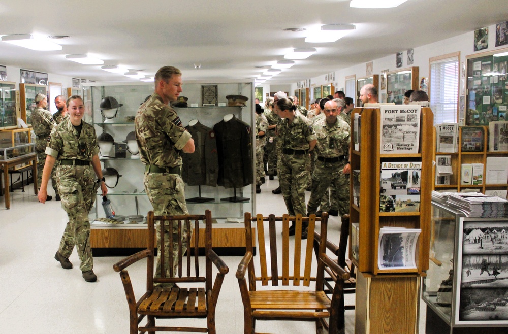 International troops tour Fort McCoy’s Commemorative Area