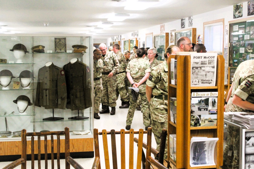 International troops tour Fort McCoy’s Commemorative Area