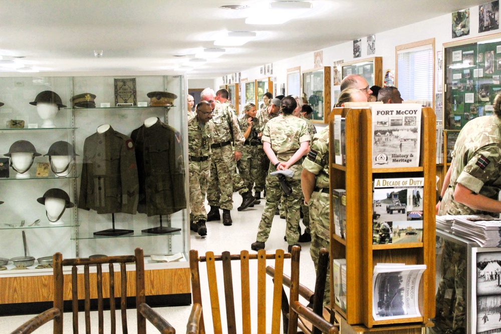 International troops tour Fort McCoy’s Commemorative Area