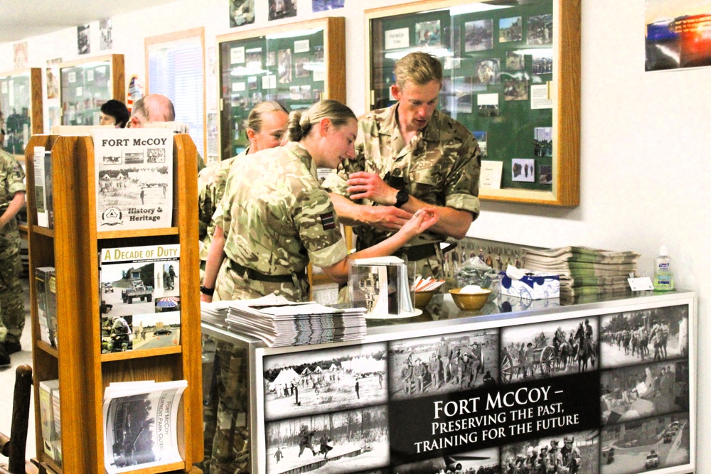 International troops tour Fort McCoy’s Commemorative Area