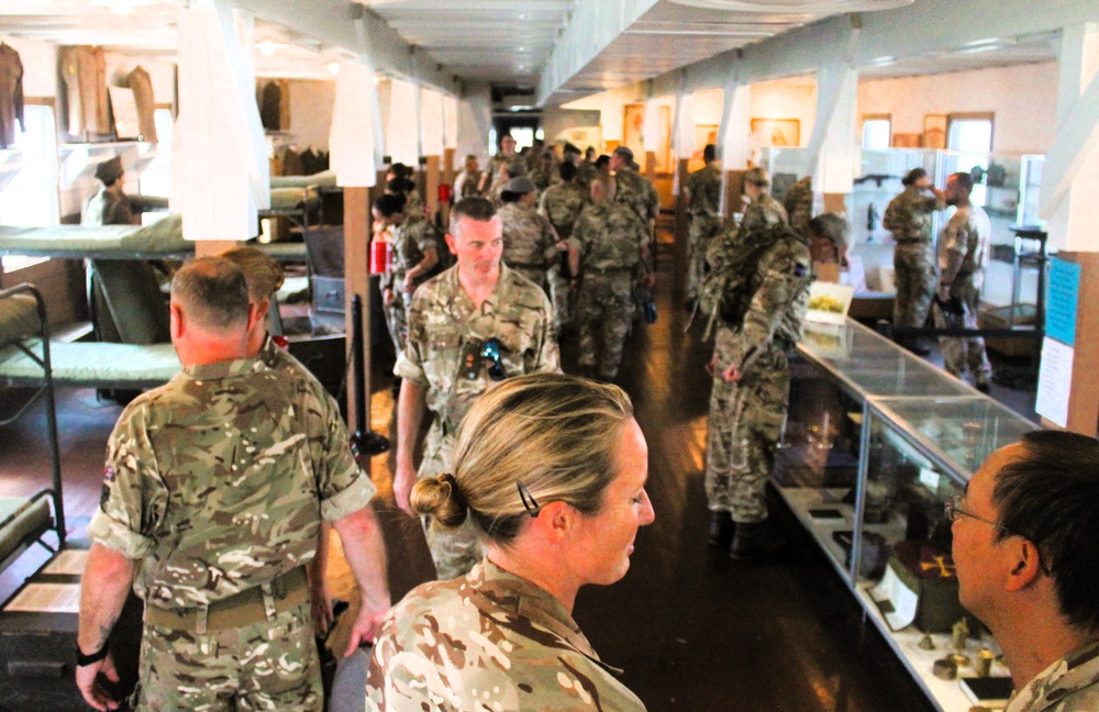 International troops tour Fort McCoy’s Commemorative Area