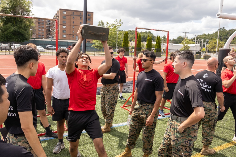 Recruiting Station Boston Hosts Pool Function and Marines 250 Birthday Celebration