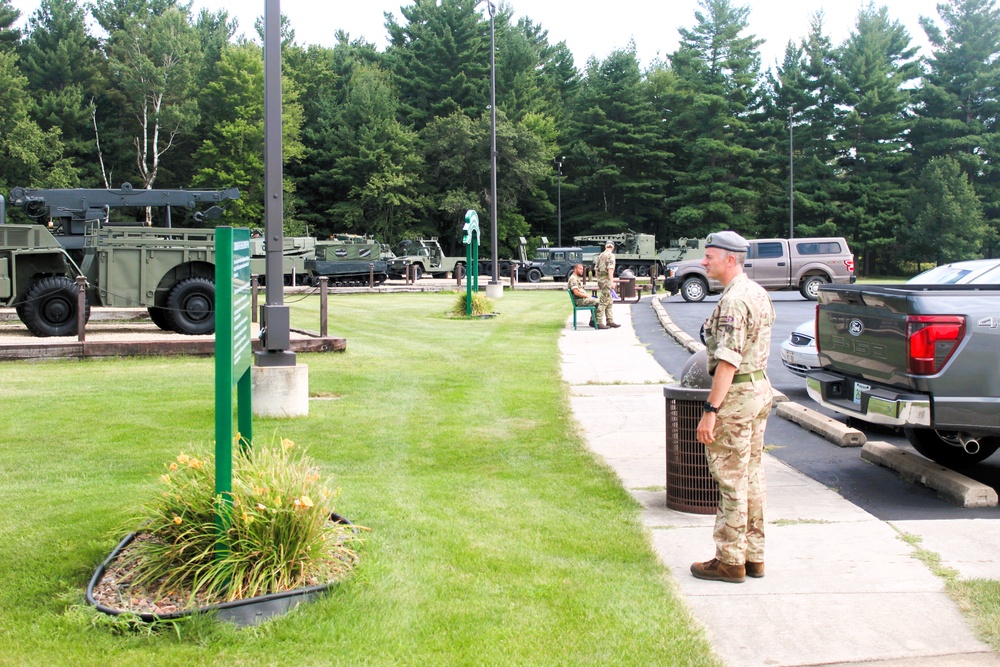 International troops tour Fort McCoy’s Commemorative Area