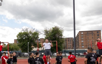 Recruiting Station Boston Hosts Pool Function and Marines 250 Birthday Celebration