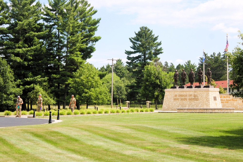 International troops tour Fort McCoy’s Commemorative Area