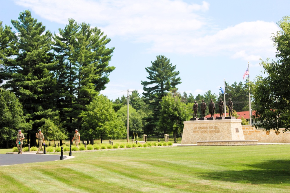 International troops tour Fort McCoy’s Commemorative Area