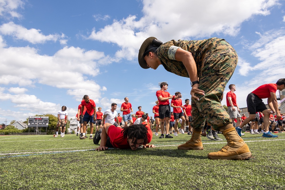 Recruiting Station Boston Hosts Pool Function and Marines 250 Birthday Celebration