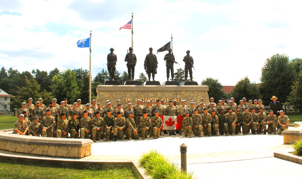 International troops tour Fort McCoy’s Commemorative Area