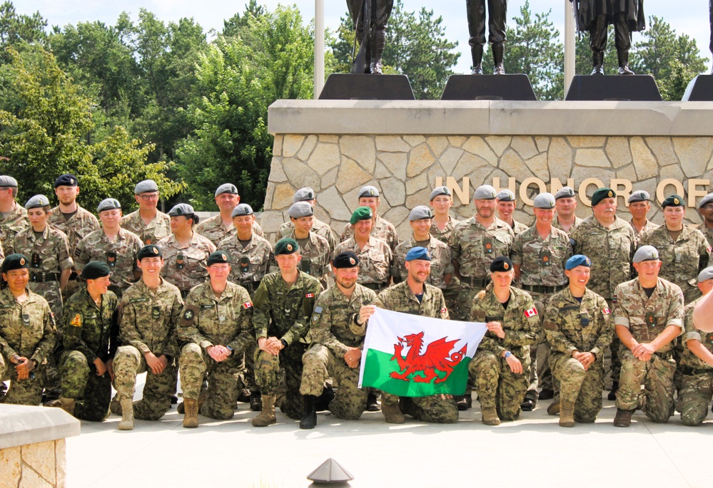 International troops tour Fort McCoy’s Commemorative Area