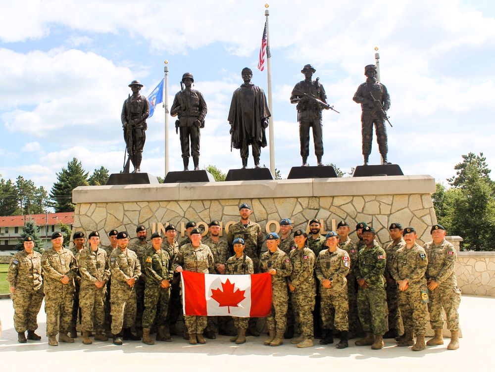 International troops tour Fort McCoy’s Commemorative Area