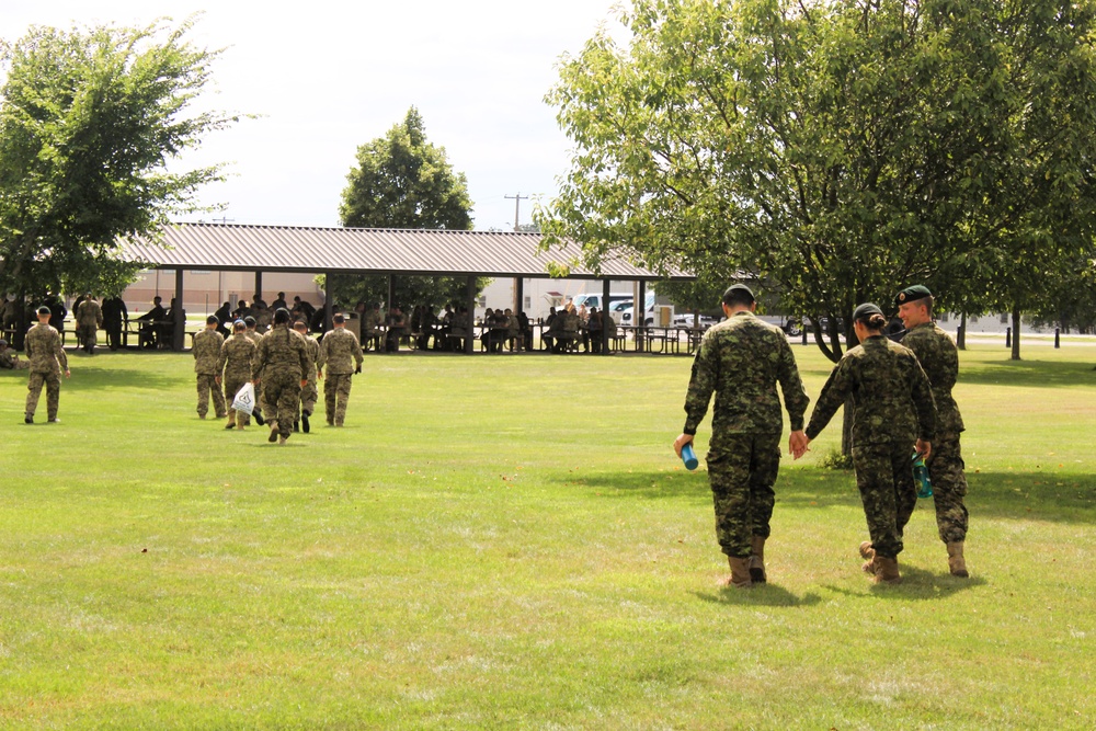 International troops tour Fort McCoy’s Commemorative Area