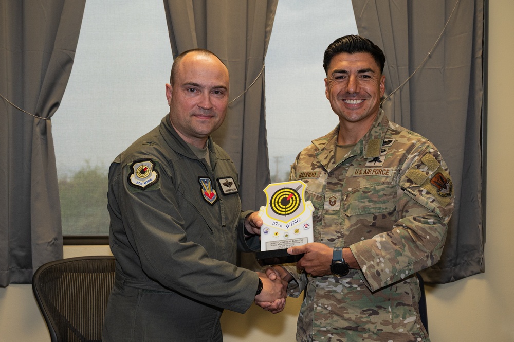 Recognizing Excellence: 57th Wing 2nd Quarter Award