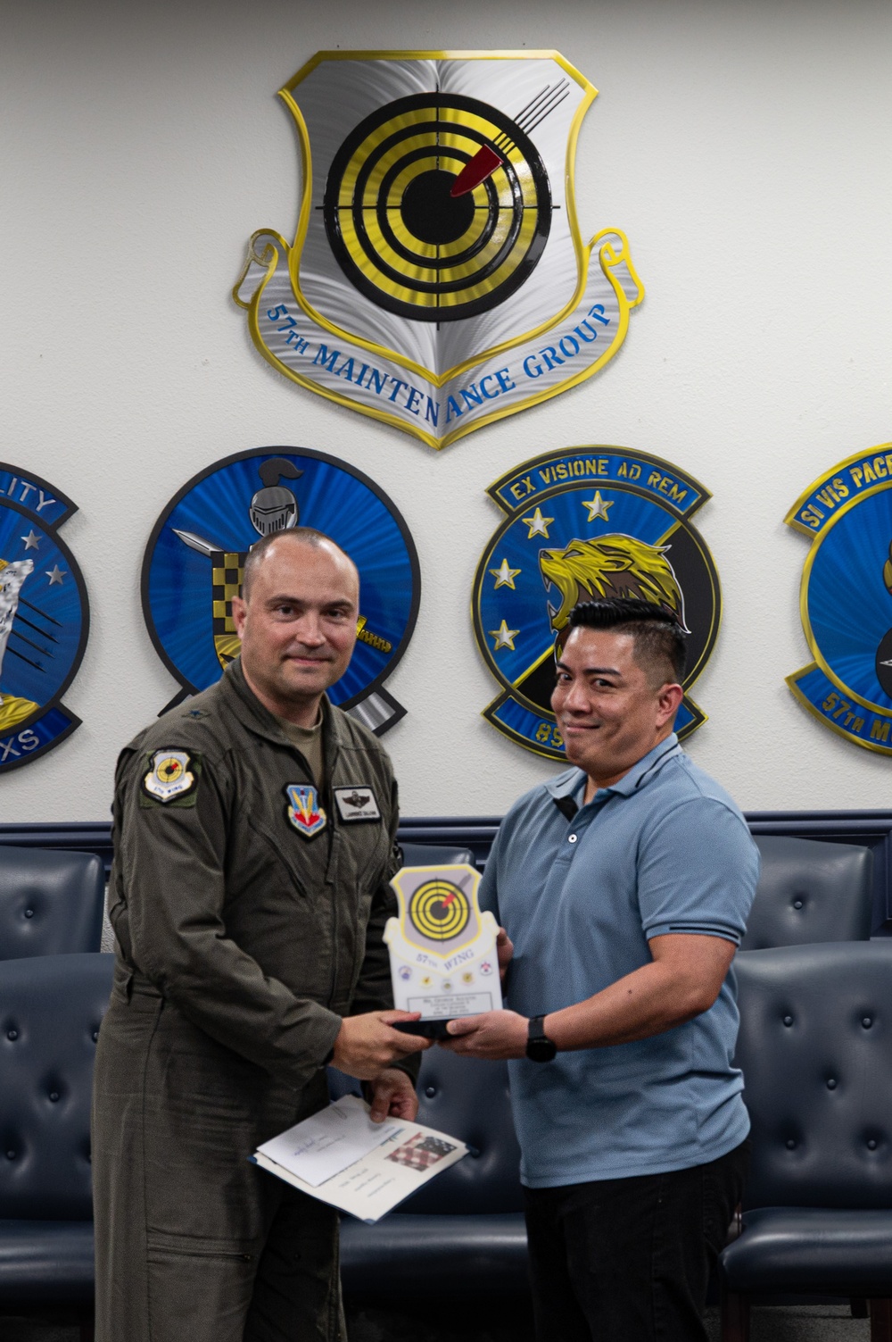 Recognizing Excellence: 57th Wing 2nd Quarter Award