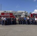 Rear Adm. Brad Collins visits CNRH Federal Fire Department Headquarters