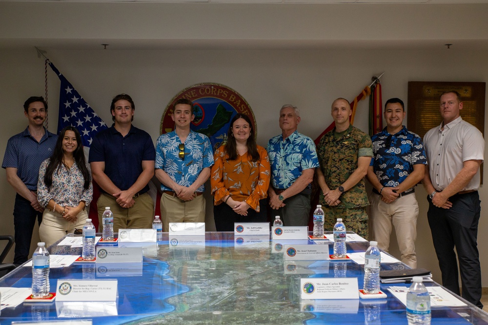 HAC Chair for MILCON/VA Subcommittee and distinguished visitors visit Camp Blaz  
