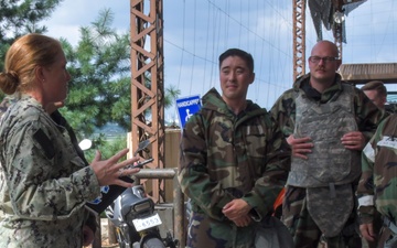 U.S. Navy Rear Adm. Visits Space Forces – Korea