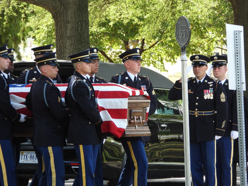 U.S. Army Air Forces Staff Sgt. John H. Danneker funeral
