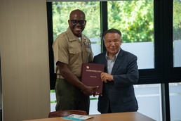 1st MAW assistant wing commander visits Sunrin Aeyukwon Children’s Home
