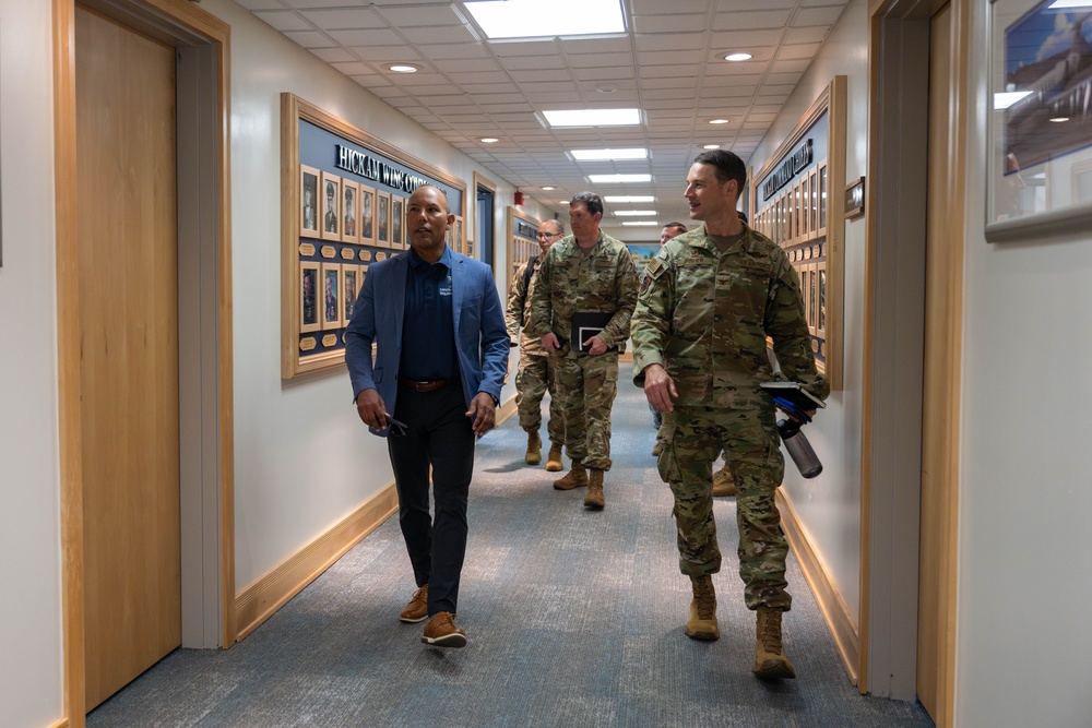 SAF/IE receives tour of Hickam facilities