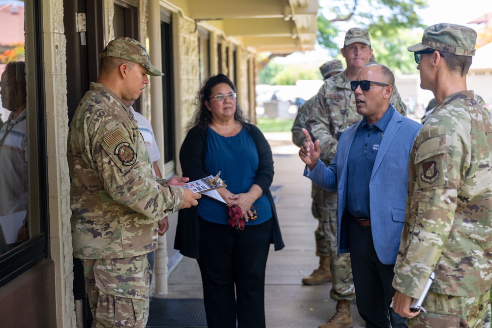 SAF/IE receives tour of Hickam facilities