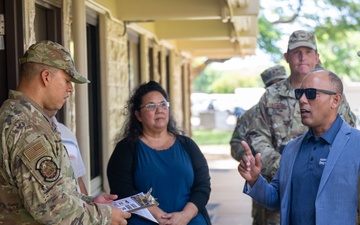 SAF/IE receives tour of Hickam facilities