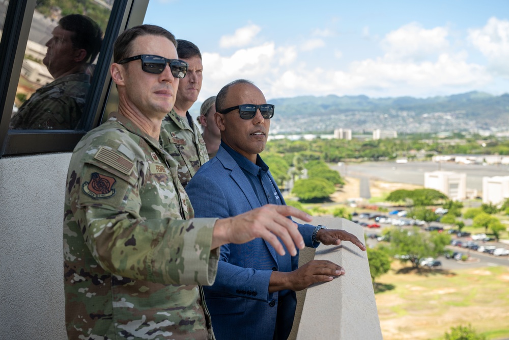 SAF/IE receives tour of Hickam facilities