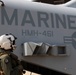 U.S. Marines with Heavy Marine Helicopter Squadron (HMH) 461 rehearse to transit an F-35B Lightning II