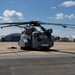 U.S. Marines with Marine Heavy Helicopter Squadron (HMH) 461 rehearse to transport an F-35B Lightning II
