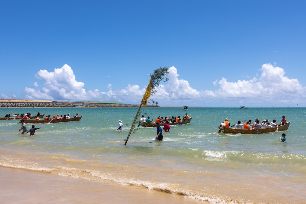 U.S. Marines Participate in Annual Okinawan Dragon Boat Races