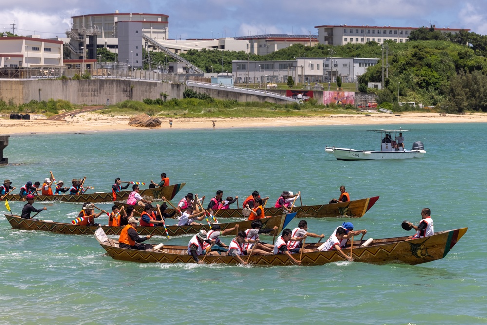 U.S. Marines Participate in Annual Okinawan Dragon Boat Races