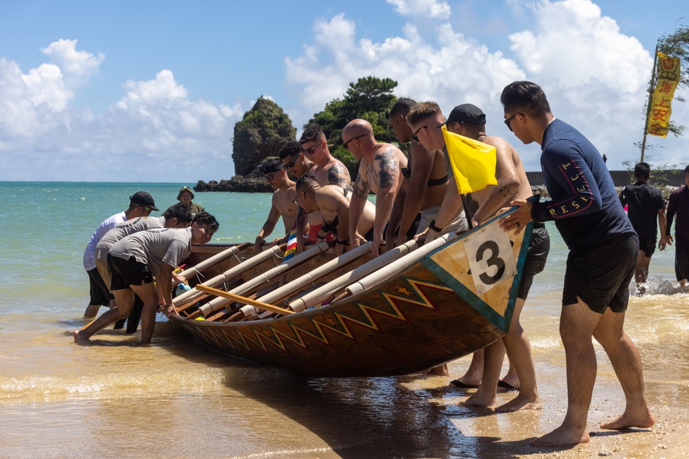 U.S. Marines Participate in Annual Okinawan Dragon Boat Races