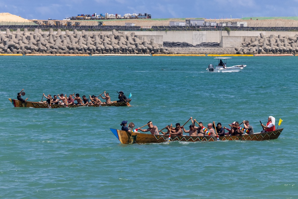 U.S. Marines Participate in Annual Okinawan Dragon Boat Races