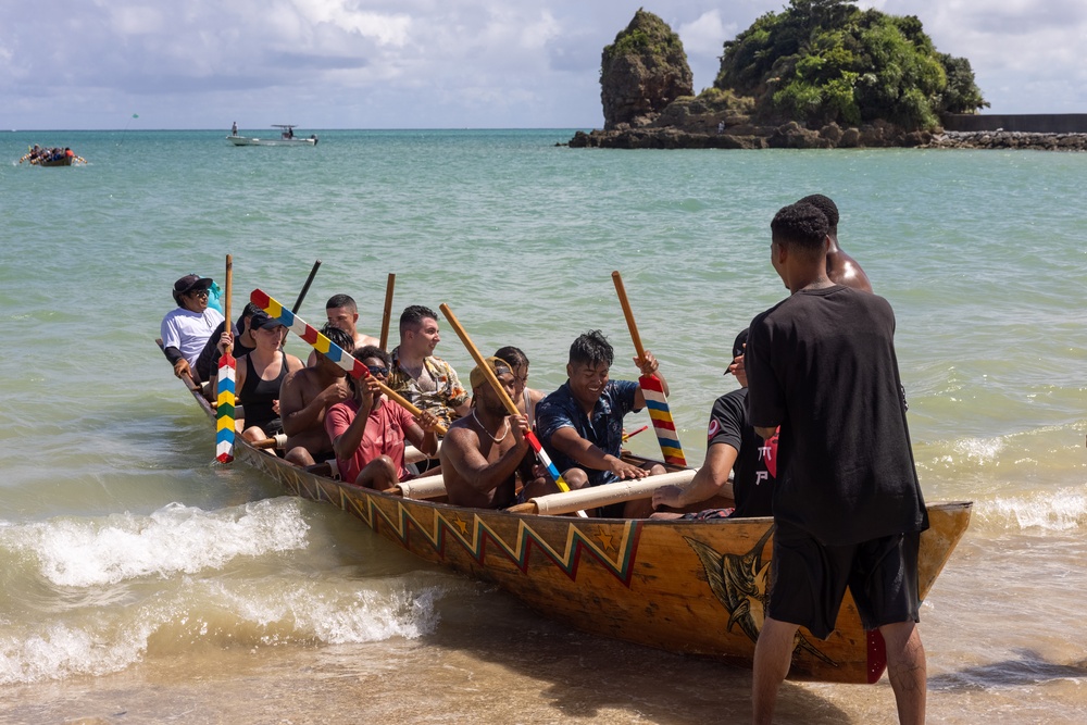 U.S. Marines Participate in Annual Okinawan Dragon Boat Races