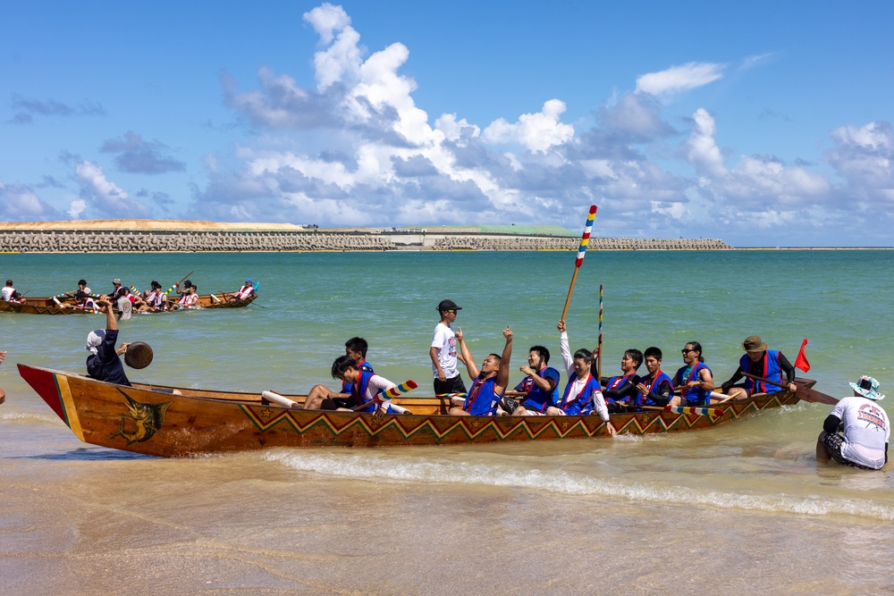 U.S. Marines Participate in Annual Okinawan Dragon Boat Races