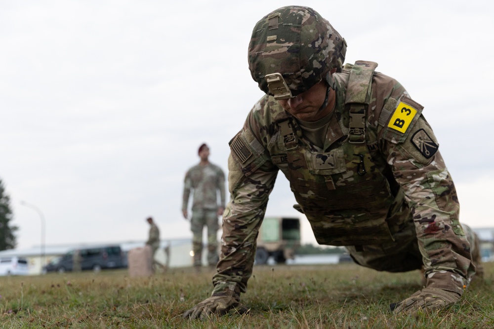 U.S. Army Europe and Africa Best Squad Competition: Expert Physical Fitness Assessment