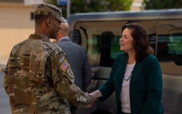 SETAF-AF welcomes Karen Pane, director of US Army Civilian Human Resources Agency