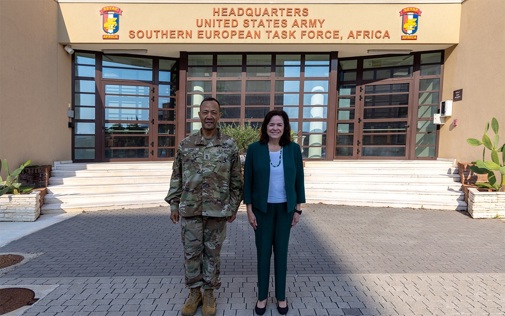 SETAF-AF welcomes Karen Pane, director of US Army Civilian Human Resources Agency