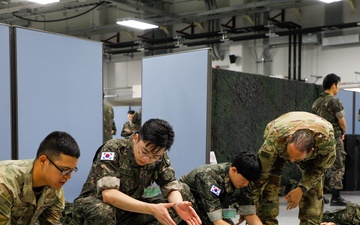 Former KATUSAs undergo mobilization exercise at Camp Humphreys
