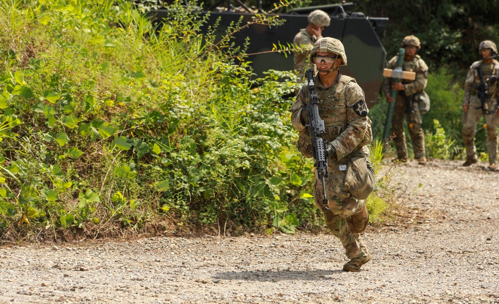 Ulchi Freedom Shield 25: 55th Combat Engineer Company - Armored Live Fire Exercise