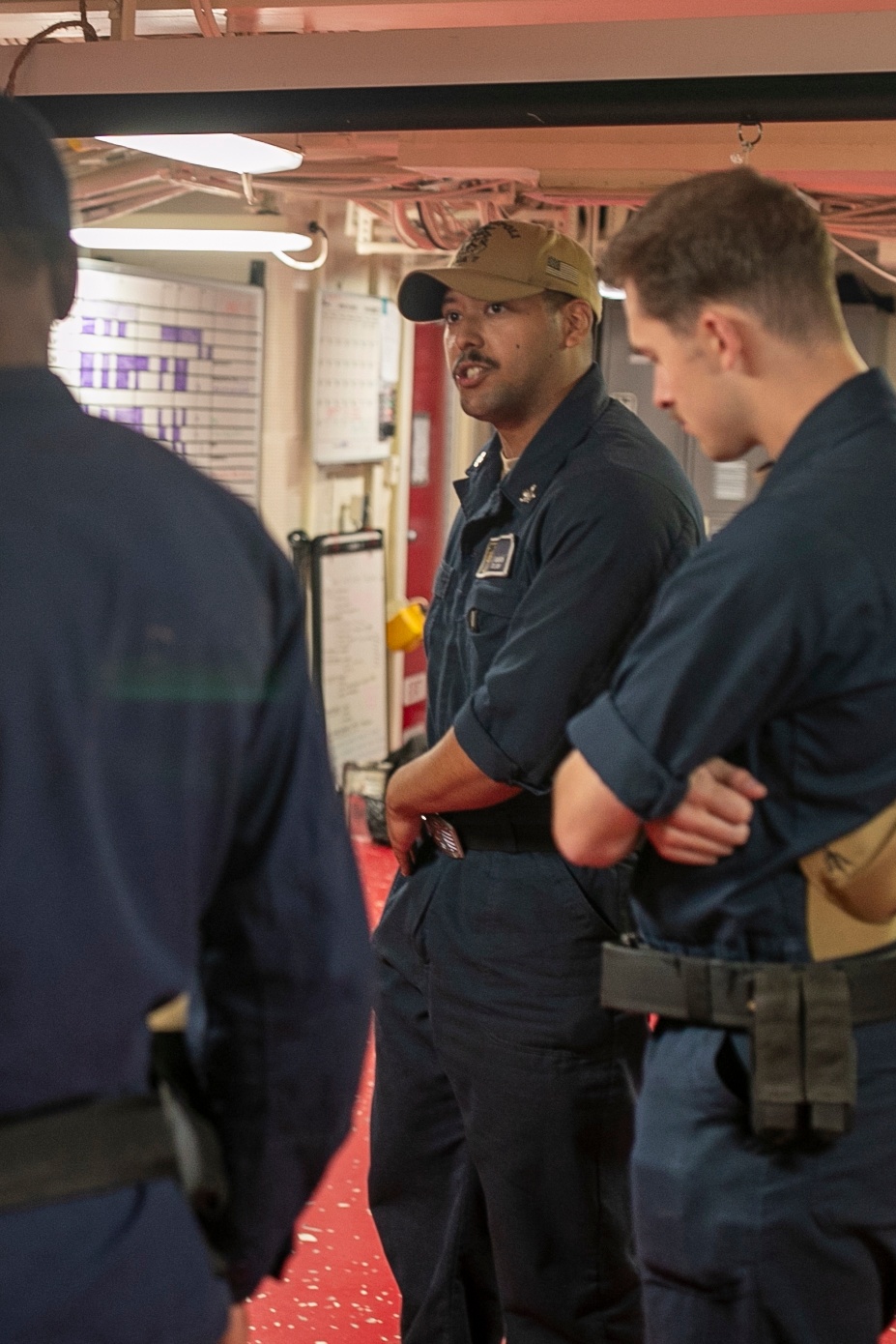 Tripoli Sailors Participate in Weapons Familiarization Training