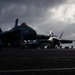 VFA-87 Jet Transits USS Gerald R. Ford (CVN 78) Flight Deck