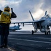 USS Gerald R. Ford (CVN 78) Sailor Signals To Aircraft