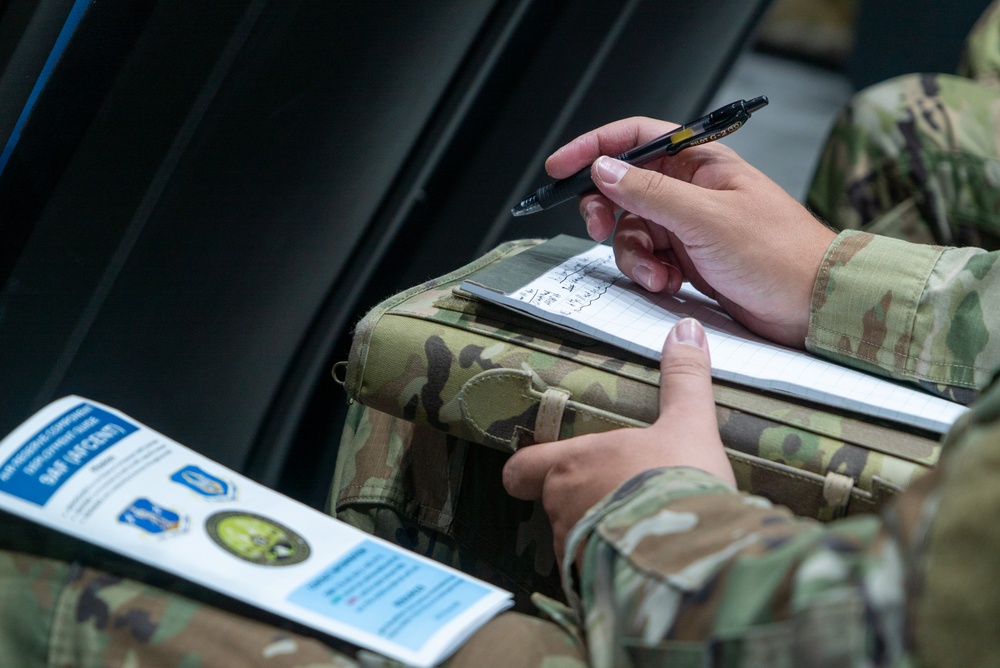AFCENT ARC advisor team visits the 386th AEW