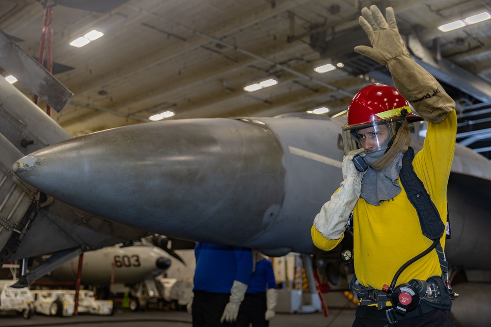 USS Gerald R. Ford (CVN 78) Conducts General Quarters Drill